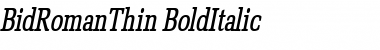 Download BidRomanThin Font Download BidRomanThin Font