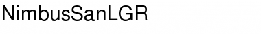 Download NimbusSanLGR Font Download NimbusSanLGR Font