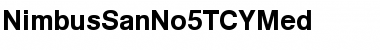 Download NimbusSanNo5TCYMed Font Download NimbusSanNo5TCYMed Font