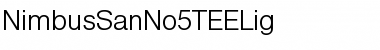 Download NimbusSanNo5TEELig Font Download NimbusSanNo5TEELig Font