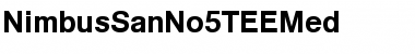 Download NimbusSanNo5TEEMed Font Download NimbusSanNo5TEEMed Font