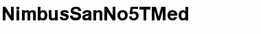 Download NimbusSanNo5TMed Font Download NimbusSanNo5TMed Font