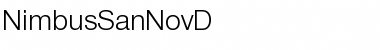 Download NimbusSanNovD Font Download NimbusSanNovD Font