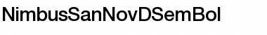 Download NimbusSanNovDSemBol Font Download NimbusSanNovDSemBol Font