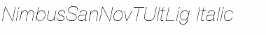 Download NimbusSanNovTUltLig Font Download NimbusSanNovTUltLig Font
