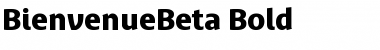 Download BienvenueBeta Font Download BienvenueBeta Font