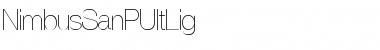 Download NimbusSanPUltLig Font Download NimbusSanPUltLig Font
