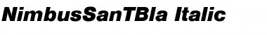 Download NimbusSanTBla Font Download NimbusSanTBla Font