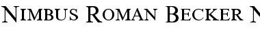 Download Nimbus Roman Becker No9DCDReg Font Download Nimbus Roman Becker No9DCDReg Font