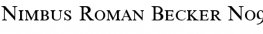 Download Nimbus Roman Becker No9SCT Font Download Nimbus Roman Becker No9SCT Font
