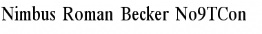 Download Nimbus Roman Becker No9TCon Font Download Nimbus Roman Becker No9TCon Font