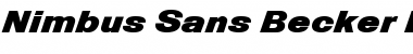 Download Nimbus Sans Becker DiaD Font Download Nimbus Sans Becker DiaD Font
