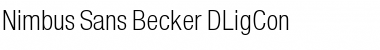 Download Nimbus Sans Becker DLigCon Font Download Nimbus Sans Becker DLigCon Font