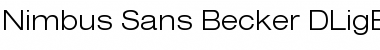 Download Nimbus Sans Becker DLigExt Font Download Nimbus Sans Becker DLigExt Font