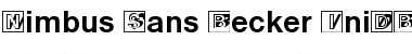 Download Nimbus Sans Becker IniDBol Font Download Nimbus Sans Becker IniDBol Font