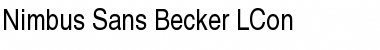 Download Nimbus Sans Becker LCon Font Download Nimbus Sans Becker LCon Font