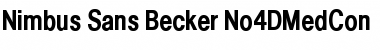 Download Nimbus Sans Becker No4DMedCon Font Download Nimbus Sans Becker No4DMedCon Font