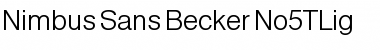 Download Nimbus Sans Becker No5TLig Font Download Nimbus Sans Becker No5TLig Font