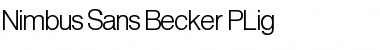 Download Nimbus Sans Becker PLig Font Download Nimbus Sans Becker PLig Font
