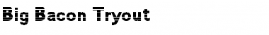 Download Big Bacon Tryout Font Download Big Bacon Tryout Font