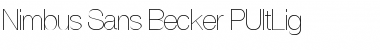 Download Nimbus Sans Becker PUltLig Font Download Nimbus Sans Becker PUltLig Font