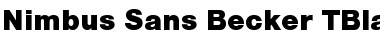 Download Nimbus Sans Becker TBla Font Download Nimbus Sans Becker TBla Font