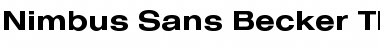 Download Nimbus Sans Becker TExt Font Download Nimbus Sans Becker TExt Font