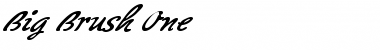 Download Big Brush Font Download Big Brush Font