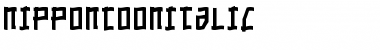 Download NipponToonItalic Font Download NipponToonItalic Font