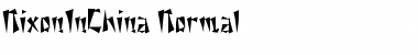 Download NixonInChina Font Download NixonInChina Font