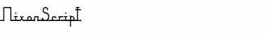 Download NixonScript Font Download NixonScript Font