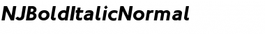 Download NJBoldItalic Font Download NJBoldItalic Font