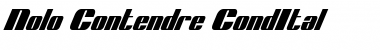 Download Nolo Contendre CondItal Font Download Nolo Contendre CondItal Font
