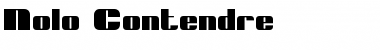 Download Nolo Contendre Font Download Nolo Contendre Font