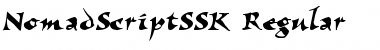 Download NomadScriptSSK Font Download NomadScriptSSK Font