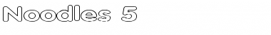Download Noodles 5 Font Download Noodles 5 Font