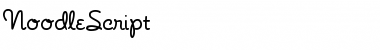 Download NoodleScript Font Download NoodleScript Font