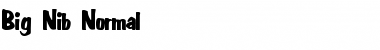 Download Big Nib Font Download Big Nib Font