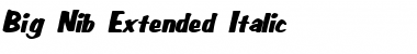 Download Big Nib-Extended Font Download Big Nib-Extended Font