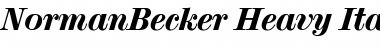 Download NormanBecker-Heavy Font Download NormanBecker-Heavy Font