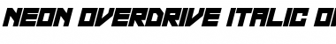 Download Neon Overdrive Font Download Neon Overdrive Font