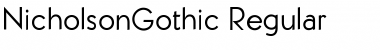 Download Nicholson Gothic Font Download Nicholson Gothic Font