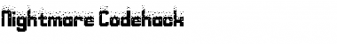 Download Nightmare Codehack Font Download Nightmare Codehack Font