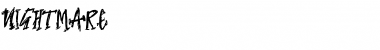 Download NIGHTMARE Font Download NIGHTMARE Font