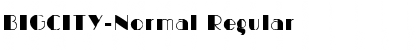 Download BIGCITY-Normal Font Download BIGCITY-Normal Font