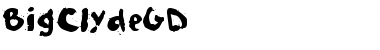 Download BigClydeGD Font Download BigClydeGD Font