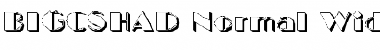 Download BIGCSHAD-Normal Wide Font Download BIGCSHAD-Normal Wide Font