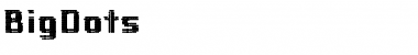 Download BigDots Font Download BigDots Font
