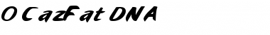 Download 0 CazFat DNA Font Download 0 CazFat DNA Font