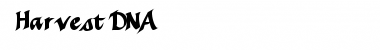 Download 0 Harvest DNA Font Download 0 Harvest DNA Font